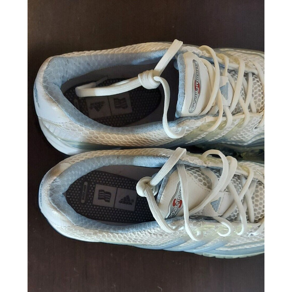 Adidas Powerband Blue White Golf Shoes 738116 Womens Size 9 Traxion Adiprene - Picture 4 of 8